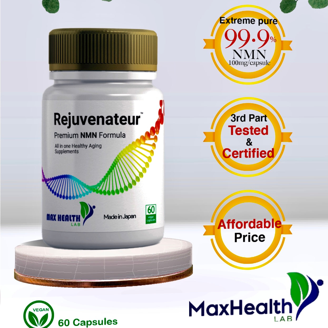 Rejuvenecedor premium NMN Formula
